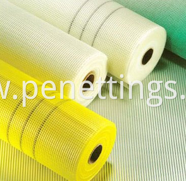 white fiberglass mesh